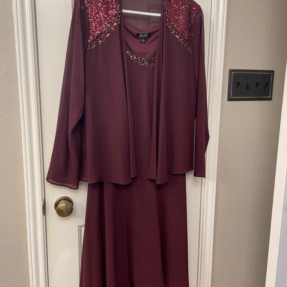 SLNY Dress and Jacket
